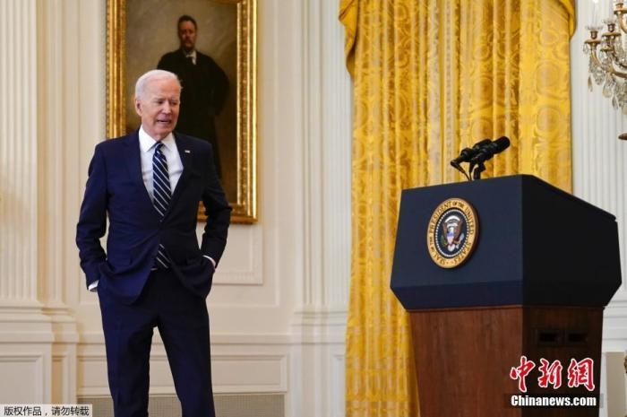 資料圖：美國總統(tǒng)拜登。