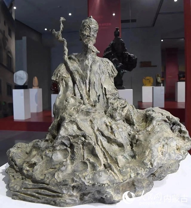 吳為山作品《莊子》。王劭凱攝