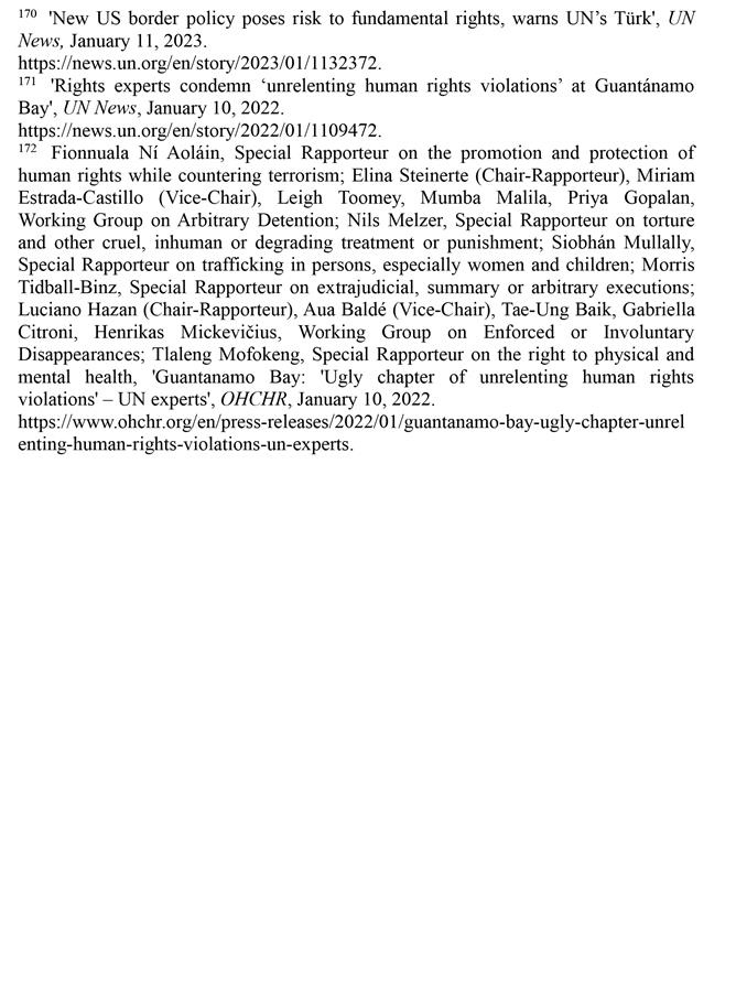 （圖表）［2022年美國侵犯人權(quán)報(bào)告］《2022年美國侵犯人權(quán)報(bào)告》注釋（14）