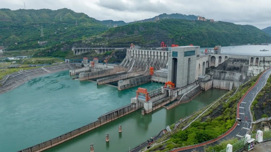 航拍向家壩升船機(jī)。受訪者供圖