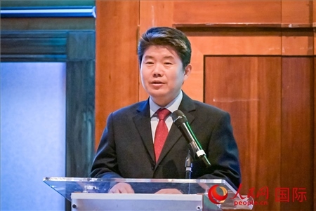 李立言致辭。人民網(wǎng) 郭錦標攝