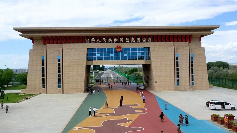 圖為塔城巴克圖口岸。塔城融媒體中心 張亭宇攝