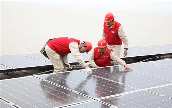 開山島微電網(wǎng)的投運(yùn)建設(shè)。受訪者供圖