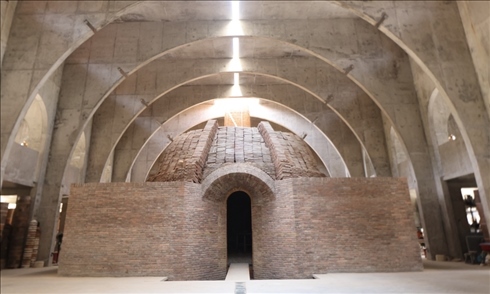 ↑ 景德鎮(zhèn)一處柴窯。（2020年7月13日攝）