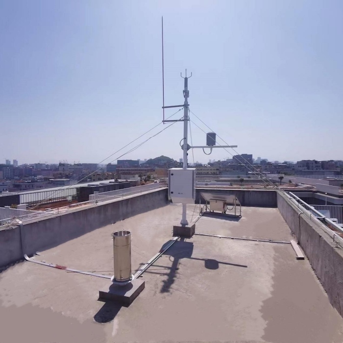 龍華區(qū)社區(qū)多要素自動氣象觀測站。龍華區(qū)應(yīng)急管理局供圖