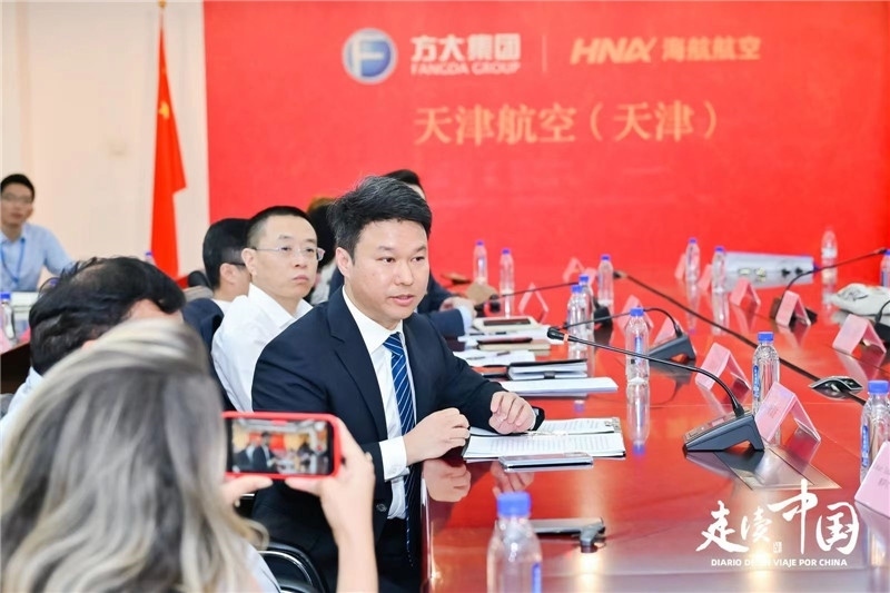 巴航工業(yè)大中華區(qū)商用飛機(jī)客戶支援經(jīng)理?xiàng)詈２?。主辦方供圖