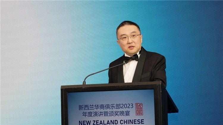 中國駐新西蘭大使王小龍。攝影：張凱