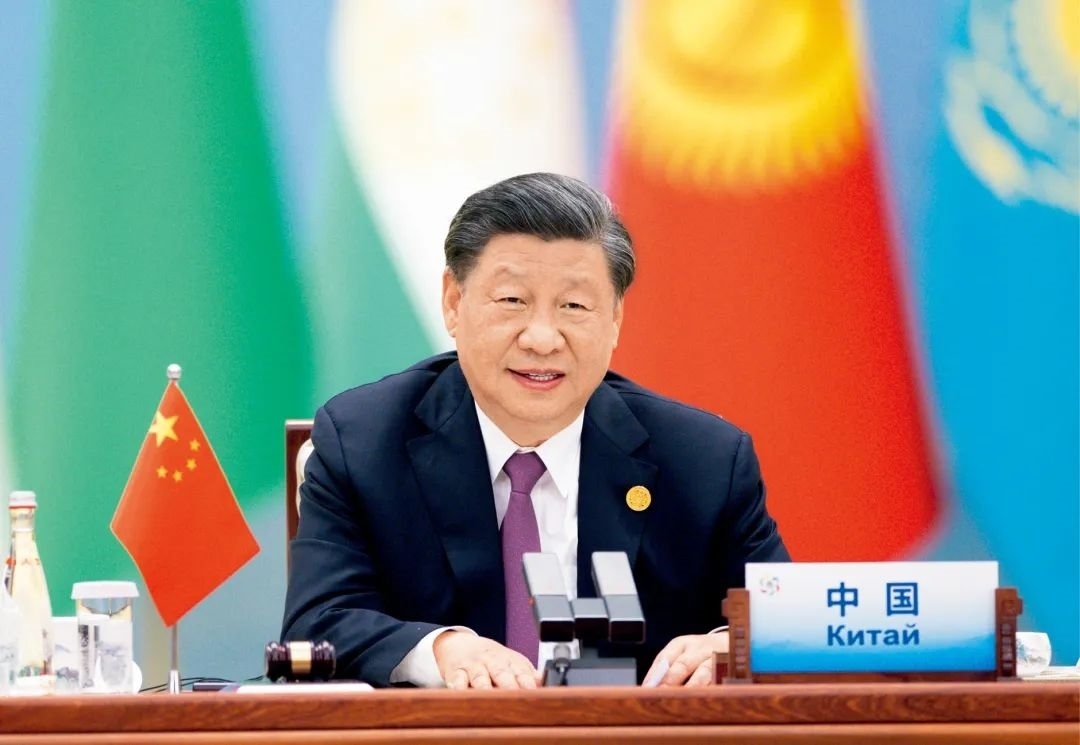 2023年5月19日上午，國家主席習(xí)近平在陜西省西安市主持首屆中國—中亞峰會并發(fā)表題為《攜手建設(shè)守望相助、共同發(fā)展、普遍安全、世代友好的中國—中亞命運共同體》的主旨講話。圖/ 新華社記者 黃敬文 攝