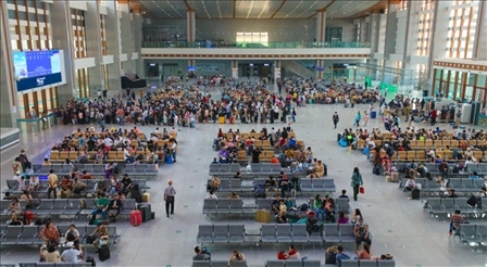 大量旅客乘坐中老鐵路出行。主辦方供圖