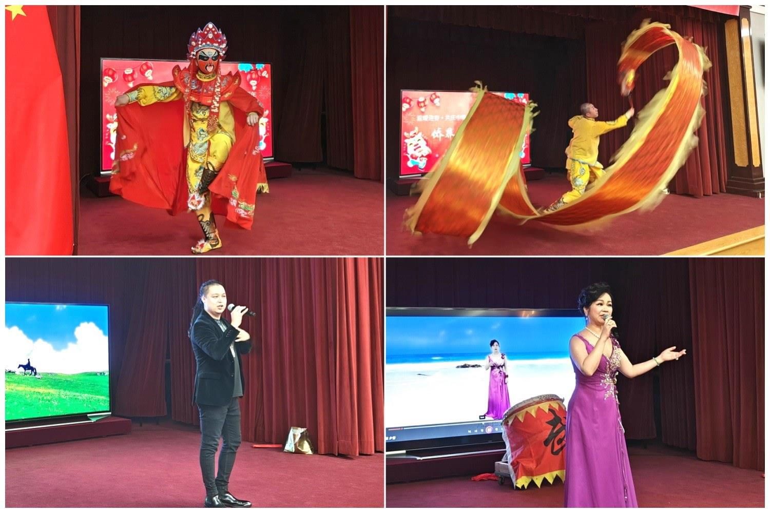 當?shù)貎S界知名演員獻上精彩演出。主辦方供圖