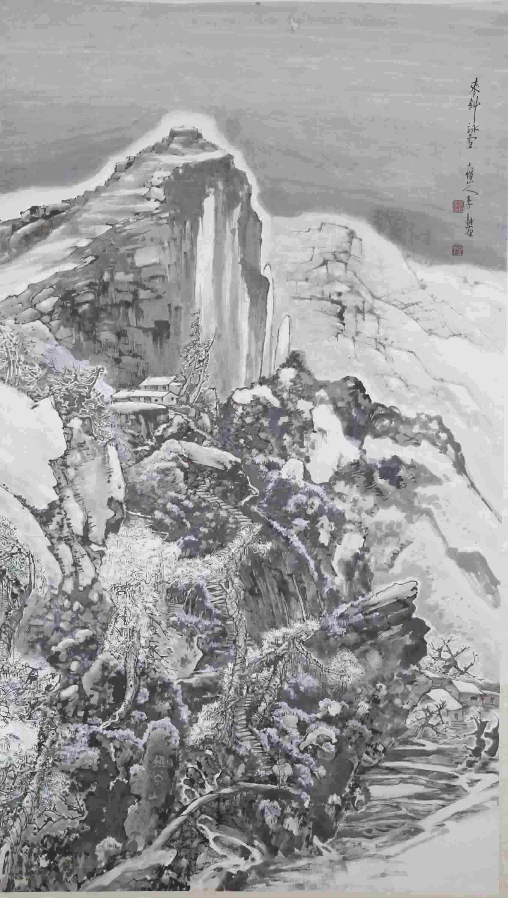 李耕畫作。(仙游縣博物館供圖)