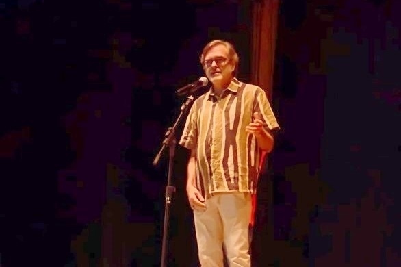 累西腓市政府代表、文化局長梅洛在活動中致辭。中國駐累西腓總領館供圖