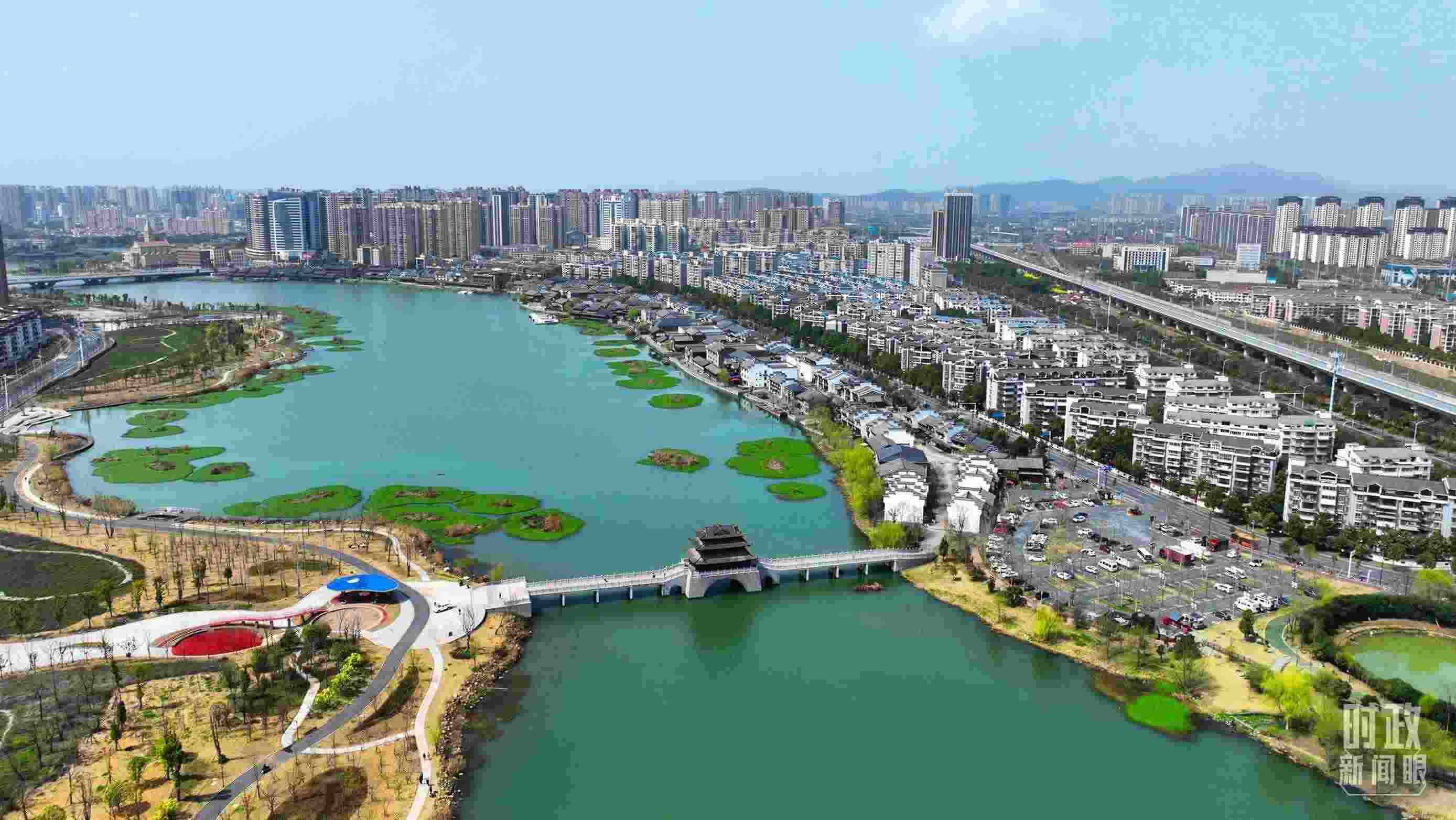 湖南常德。此次座談會前，習近平在長沙、常德兩地實地考察。（總臺央視記者范凱拍攝）