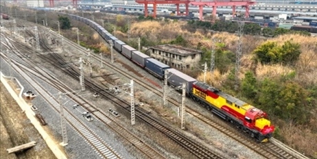 全國鐵路實(shí)行新的貨物列車運(yùn)行圖。國鐵集團(tuán)供圖