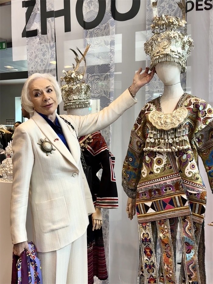 法國友人參加2024多彩貴州文化和旅游推廣周活動。主辦方供圖