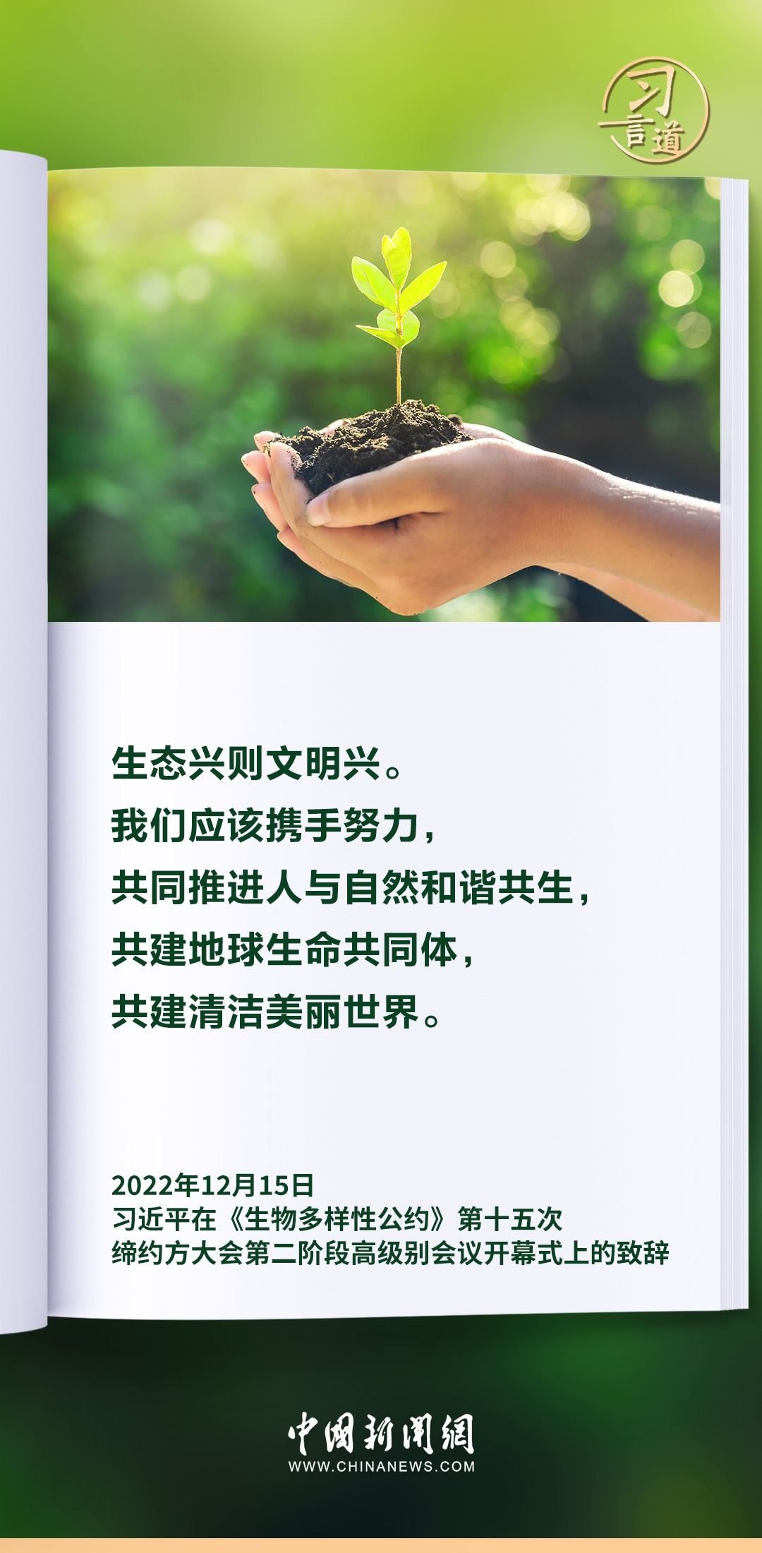 【和諧共生】習(xí)言道|生態(tài)興則文明興