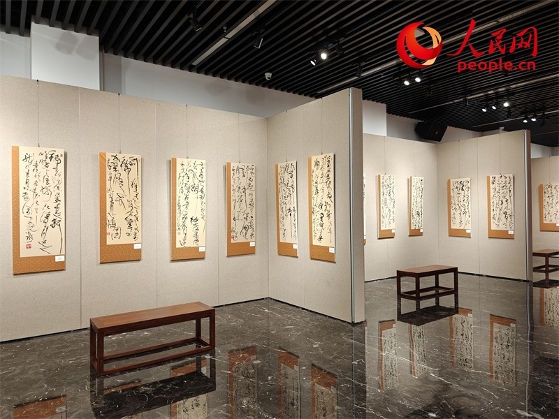展廳現(xiàn)場(chǎng)。人民網(wǎng)記者 韋衍行攝