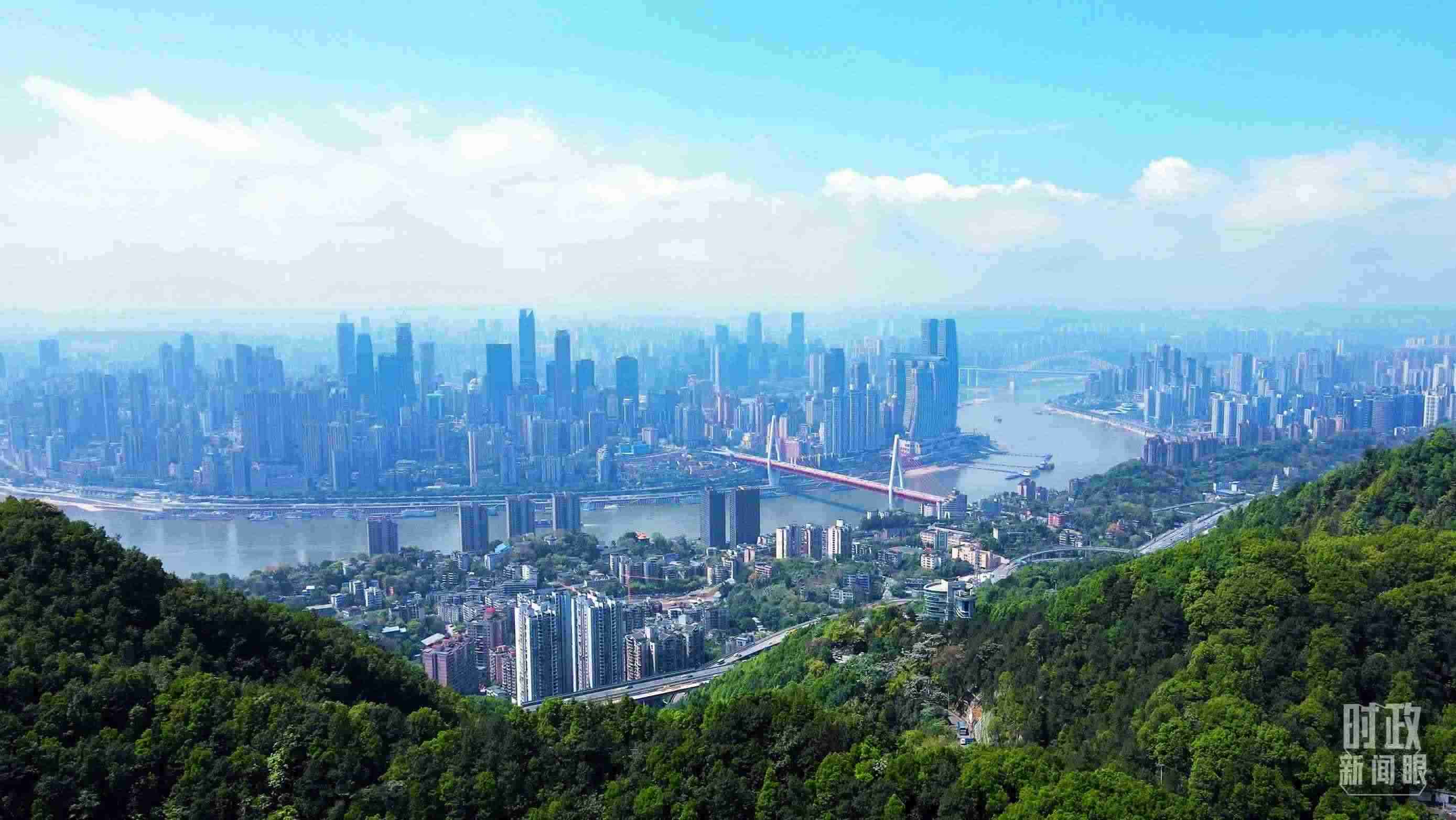 △重慶。（總臺記者謝鵬拍攝）