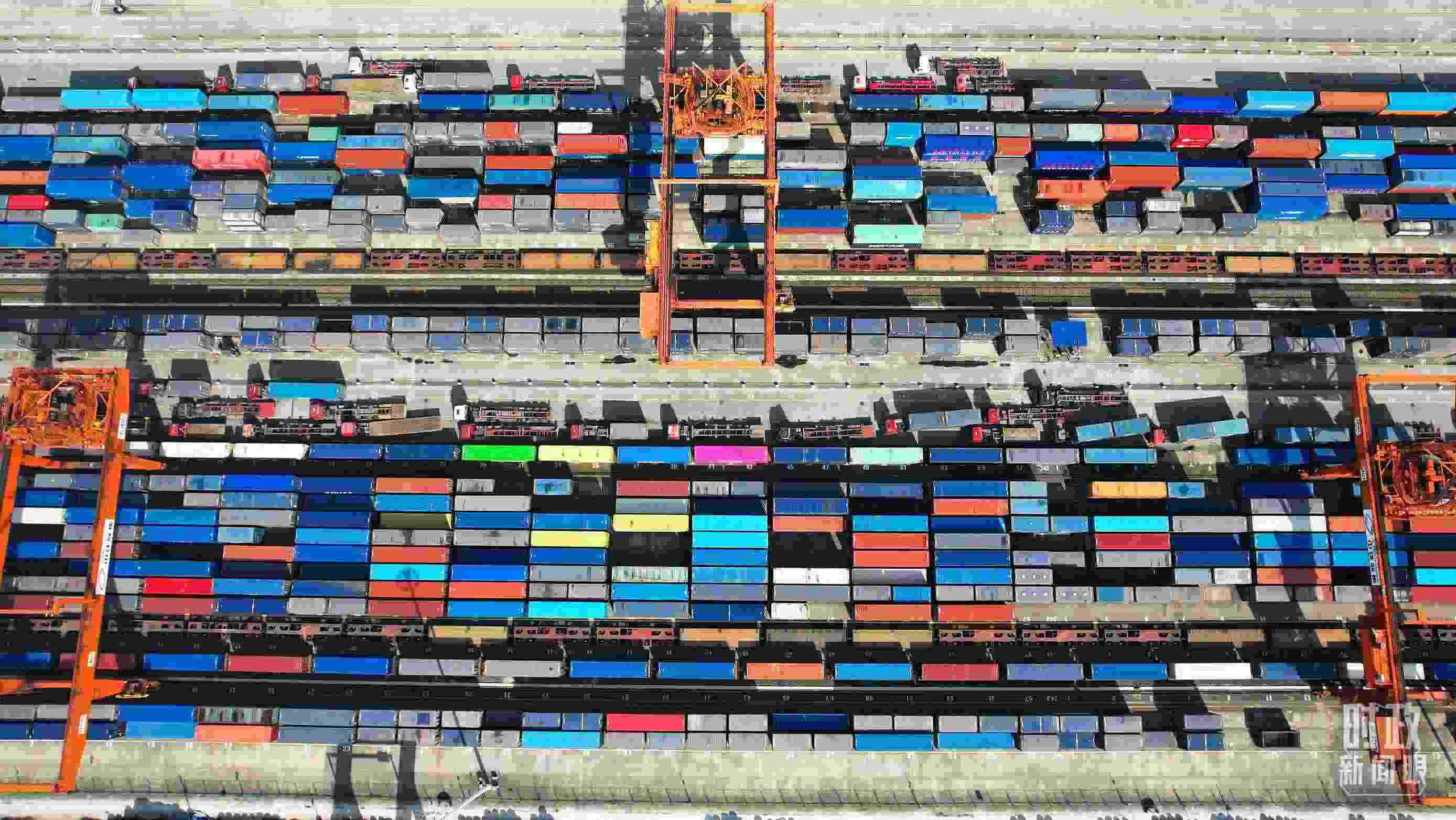 △重慶國際物流樞紐園區(qū)。（總臺記者楊洋拍攝）