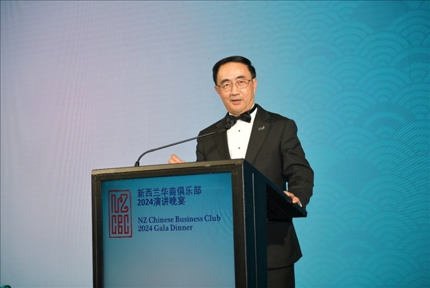 新西蘭華商俱樂(lè)部和華商聯(lián)合總會(huì)主席楊健。主辦方供圖