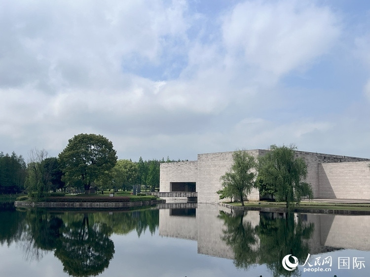 良渚博物院外觀。人民網(wǎng)記者 崔越攝