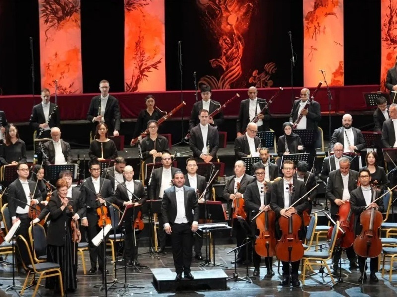 阿爾及爾歌劇院交響樂(lè)團(tuán)演出活動(dòng)現(xiàn)場(chǎng)。蘇州交響樂(lè)團(tuán)供圖