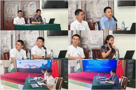 青年外交官們介紹了中國有關外交政策、對非對尼政策、等情況，并就學生們關心的問題解答。駐拉各斯總領館供圖