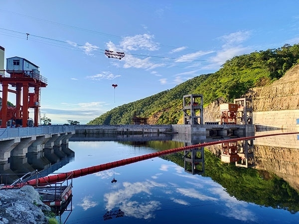 剛果（金）布桑加水電站水庫(kù)。中鐵資源集團(tuán)供圖