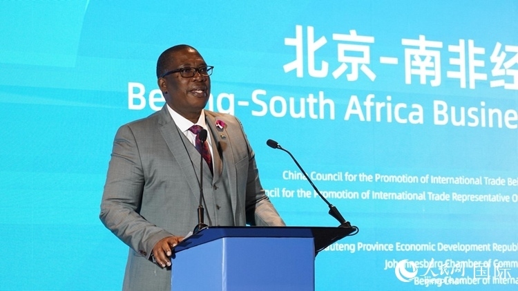 勒蘇非省長致辭。人民網(wǎng) 劉暢攝