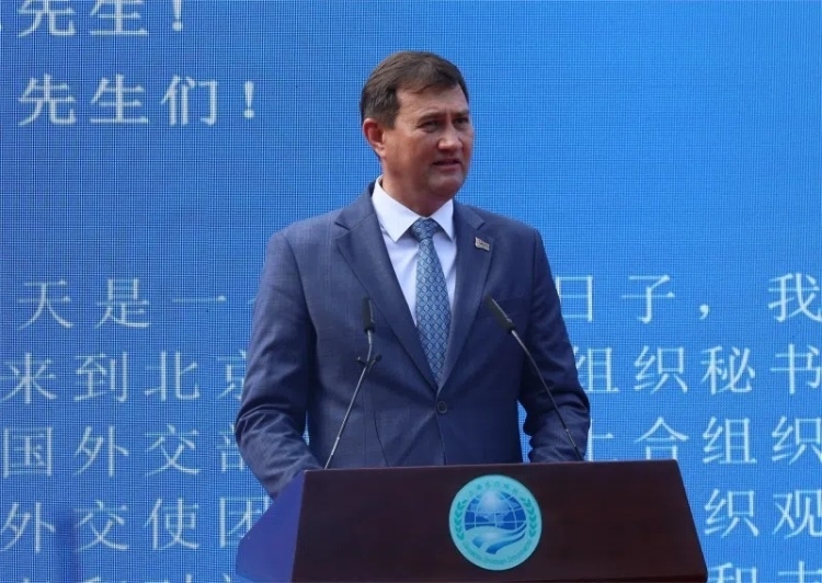 白俄羅斯外交部長(zhǎng)馬克西姆·雷任科夫出席活動(dòng)并致辭。主辦方供圖