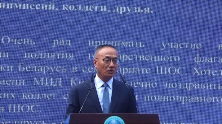 外交部副部長(zhǎng)陳曉東出席活動(dòng)并致辭。主辦方供圖