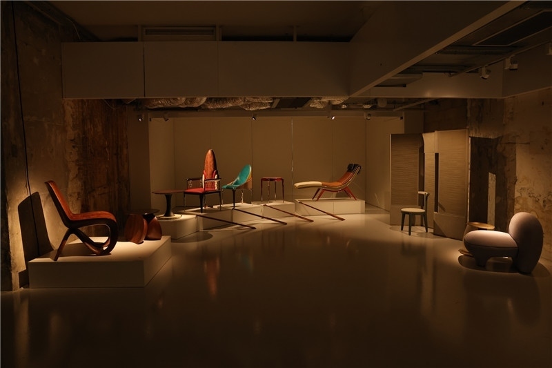 《新生萬物-中國非遺與當(dāng)代設(shè)計展》展廳。陽光媒體集團(tuán)供圖