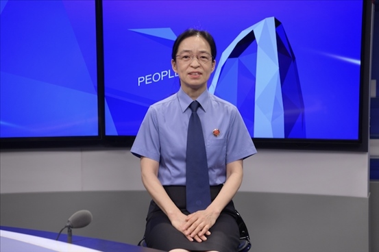 最高人民檢察院行政檢察廳二級(jí)高級(jí)檢察官張立新。人民網(wǎng)記者 王曉嘯攝