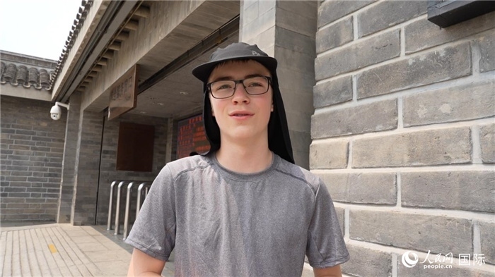 圖為德國籍游客埃里克·西伯特。人民網(wǎng)記者 吳超嵐攝