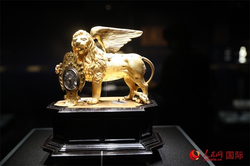 展覽“傳奇之旅：馬可·波羅與絲綢之路上的世界”展品。人民網(wǎng) 殷韜攝