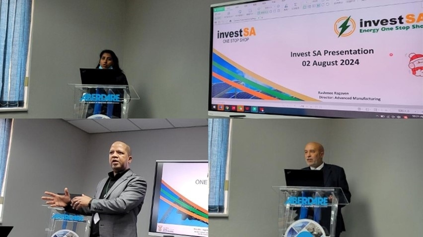 南非貿(mào)工部官員主旨演講。南中經(jīng)貿(mào)協(xié)會(huì)供圖