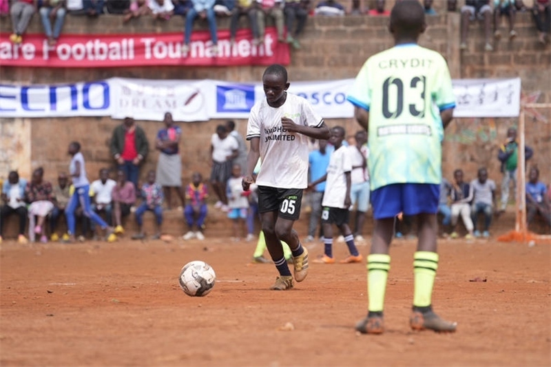 足球比賽現(xiàn)場(chǎng)。主辦方供圖