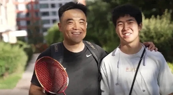 劉建波、劉傲寒父子。北航供圖