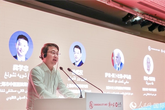 龔學(xué)忠在發(fā)言中。人民網(wǎng)記者 黃培昭攝