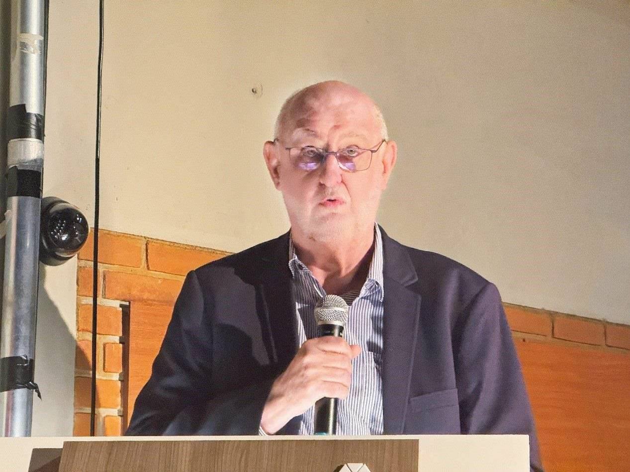 圣保羅州立大學孔子學院巴方院長保利諾在活動中致辭。圣保羅州立大學孔子學院供圖