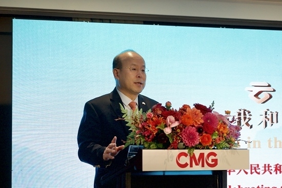 中國駐澳大利亞大使肖千出席活動并致辭。張舒惠攝