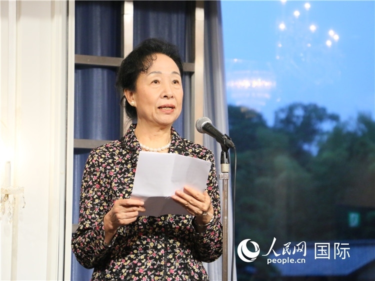 中國商務(wù)部原部長助理郭莉致辭。人民網(wǎng) 許可攝