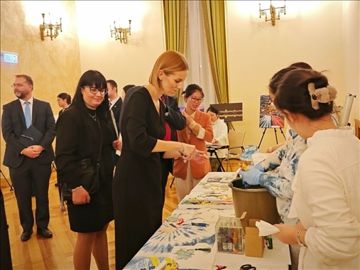 招待會(huì)現(xiàn)場。中國駐匈牙利大使館供圖