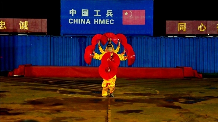 中國傳統(tǒng)文化節(jié)目表演。孫千攝