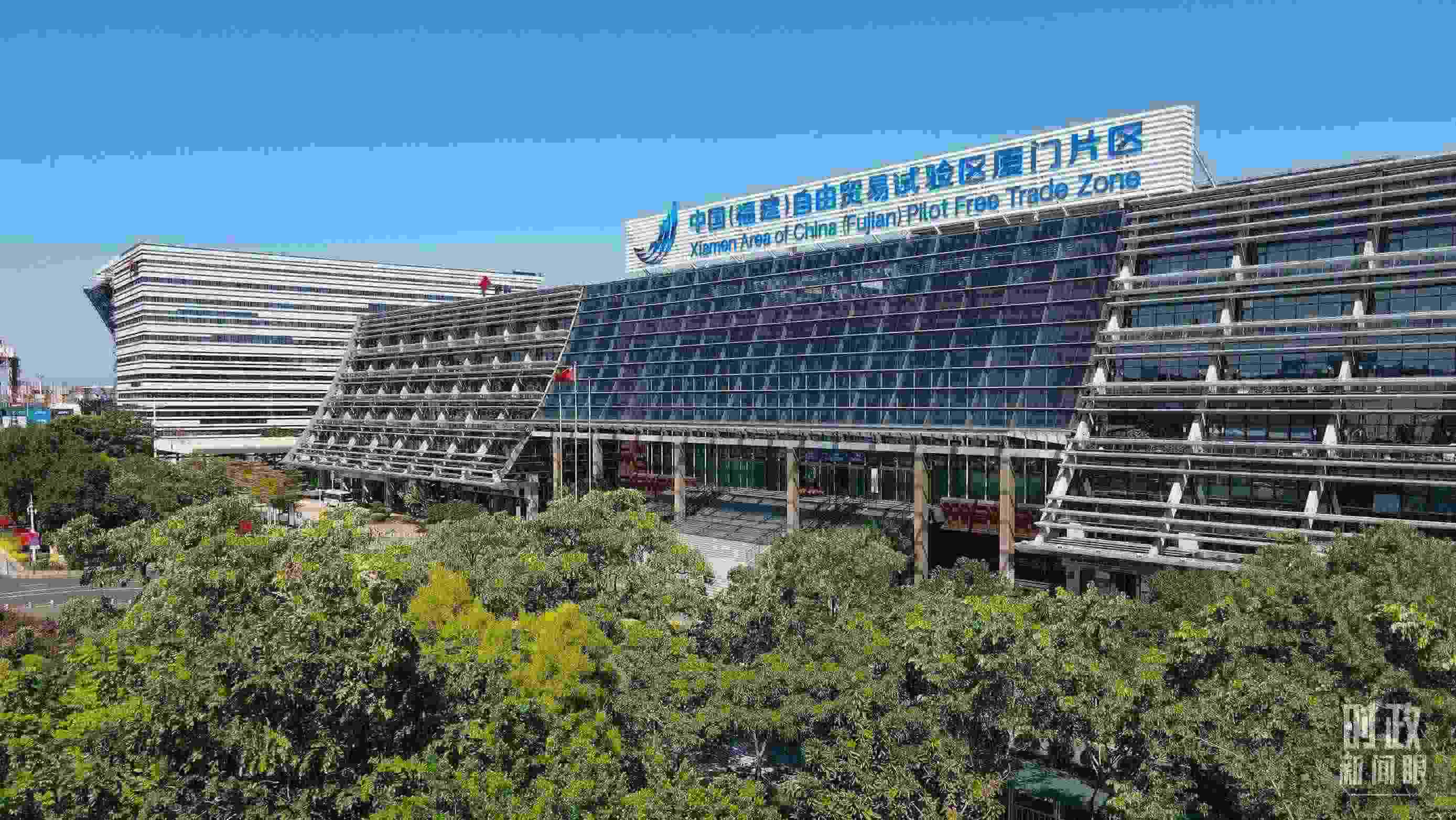 △中國（福建）自由貿(mào)易試驗(yàn)區(qū)廈門片區(qū)。（總臺(tái)記者鄭皓拍攝）