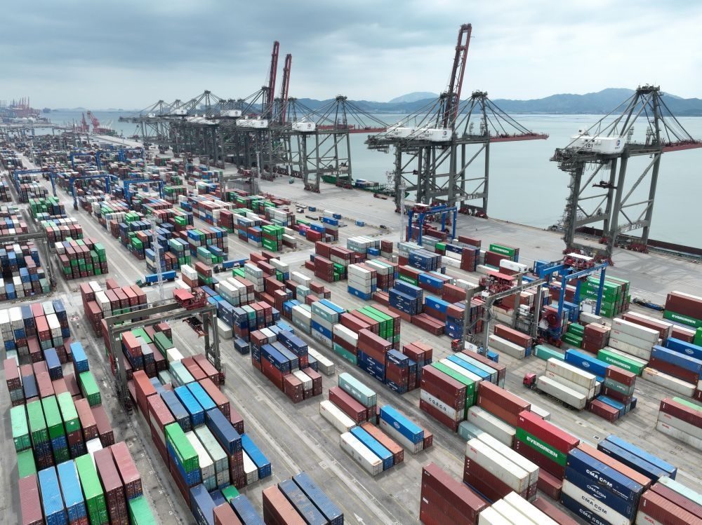 這是中國(guó)（福建）自由貿(mào)易試驗(yàn)區(qū)廈門片區(qū)內(nèi)的廈門遠(yuǎn)海碼頭（2024年9月5日攝）。