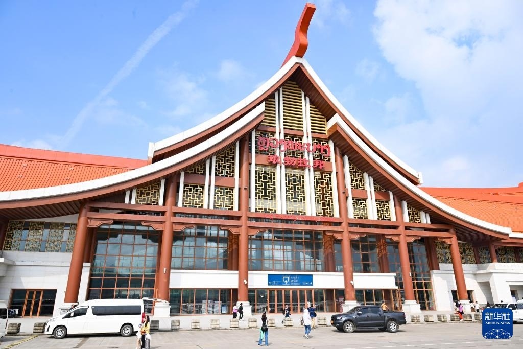 這是10月12日在老撾拍攝的瑯勃拉邦車站。新華社記者 程一恒 攝