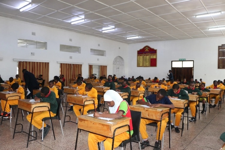 考場現(xiàn)場。埃格頓大學(xué)孔子學(xué)院供圖