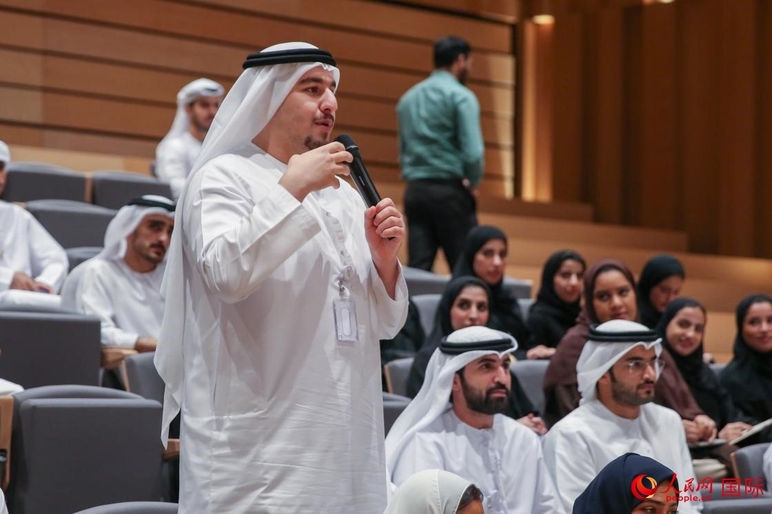 觀眾提問。人民網(wǎng) 塔里克·易卜拉欣攝