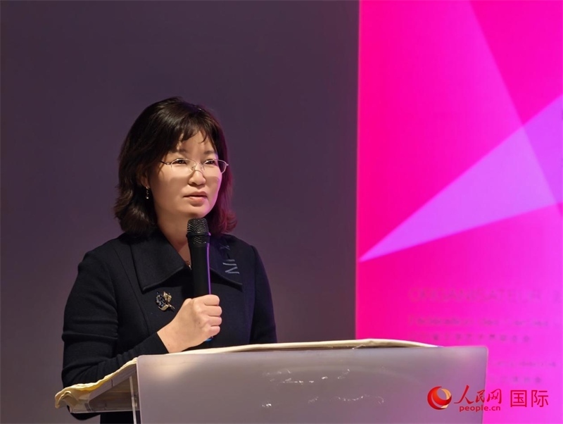 遼寧省文聯(lián)黨組書記、主席邵玉英致辭。人民網(wǎng)記者 于超凡攝